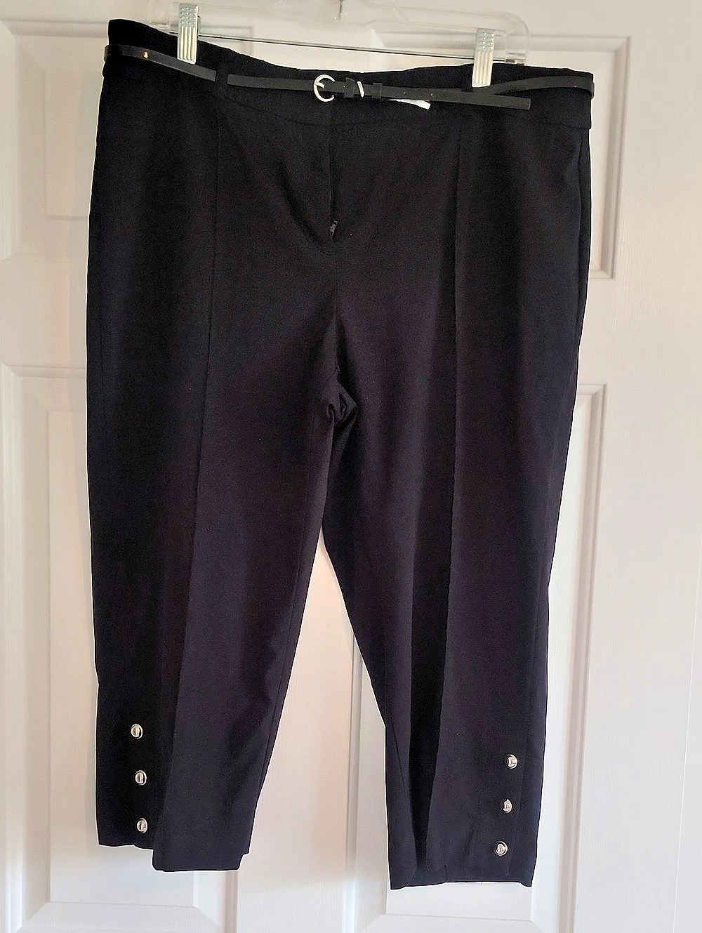 Style & Co Black Stretch Capris Size 16